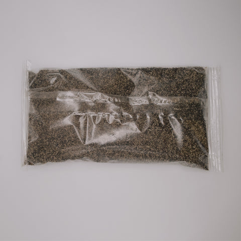 Pepe nero macinato in busta da 100 grammi - foto retro