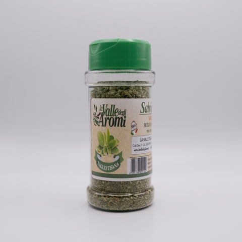 Salvia siciliana macinata in barattolo da 10 grammi