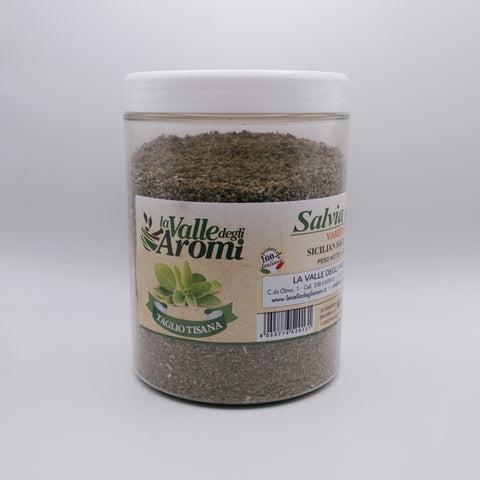 Salvia siciliana macinata in barattolo da 140 grammi